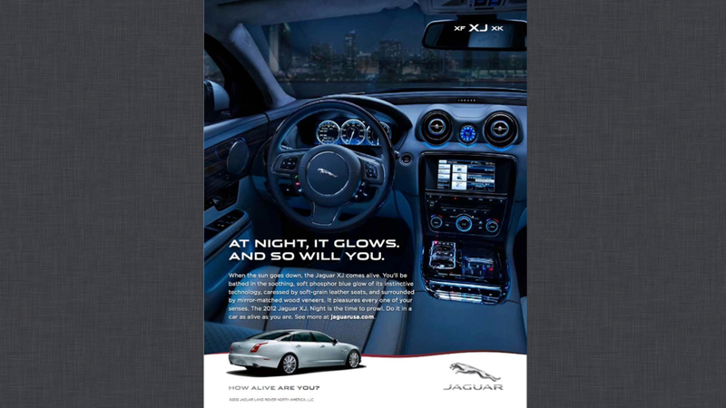 Illustration for article titled Jaguar Ads Are A Gallery For Fine Cars